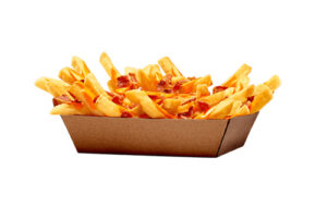 Barquette de frite Bacon